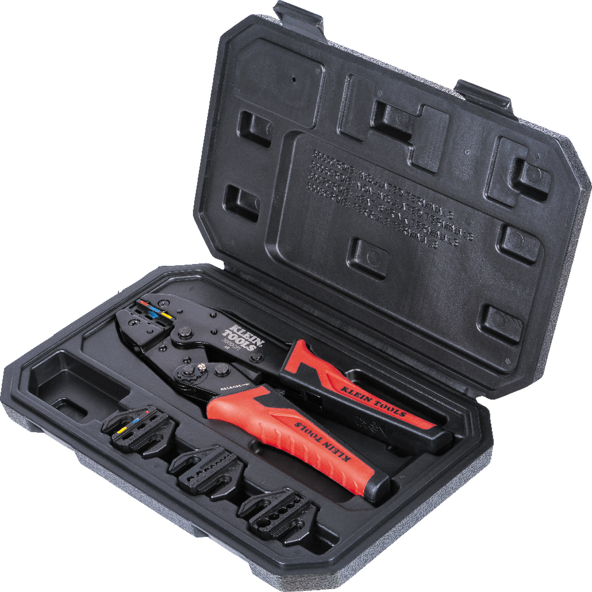 Klein Tools, Ratcheting Crimper Set, 10-22 AWG Terminals, Model# 3000CRKIT